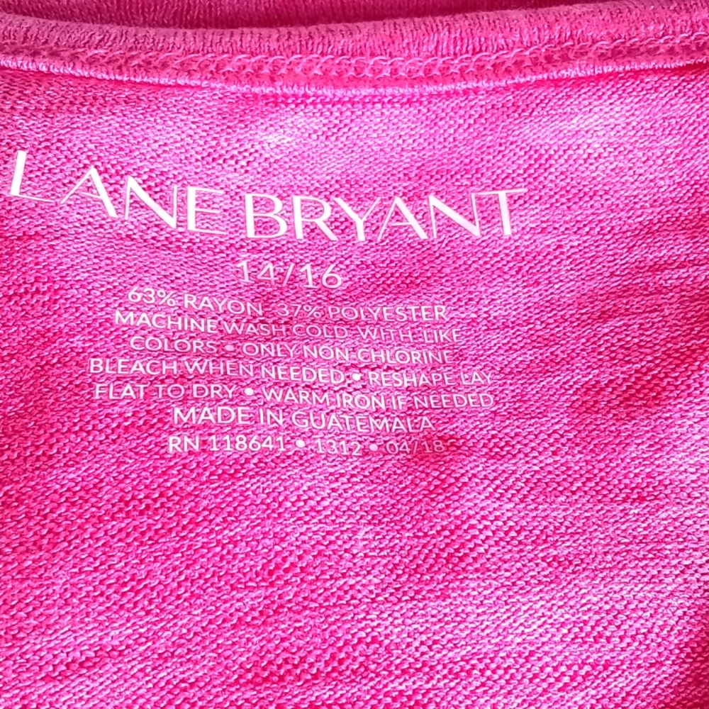 COPY - 💞New Pink Lane Bryant Tee💞 - Picture 4 of 4